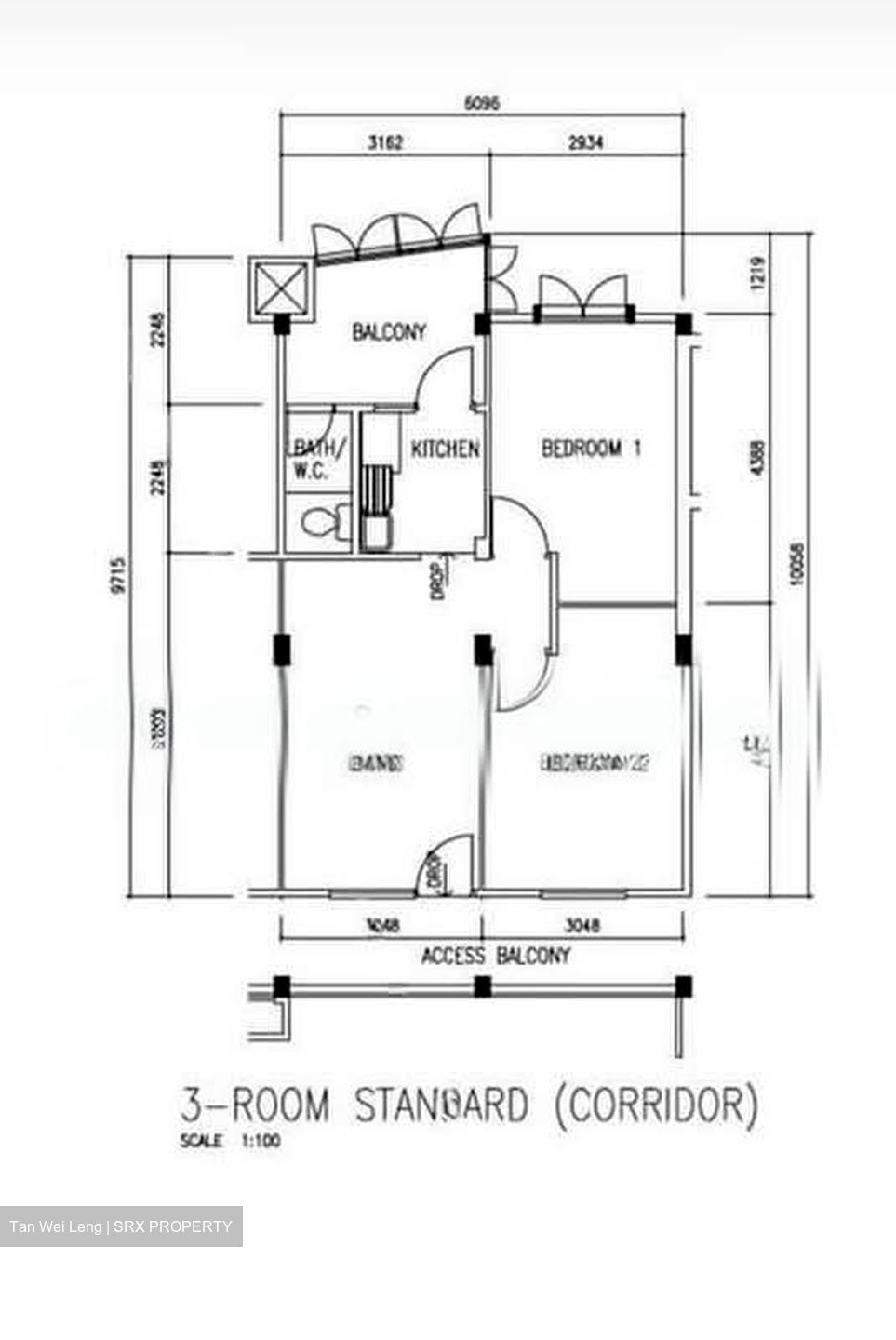 Blk 97 Jalan Dua (Geylang), HDB 3 Rooms #582989061